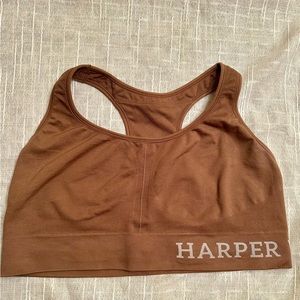 COPY - Harper Wilde Women's Move Racerback Sports Bra Brown 3XL